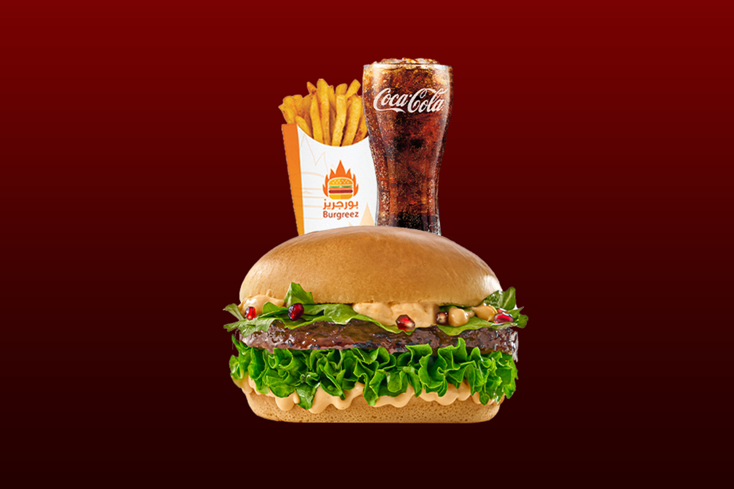 Pomegranate Beef Burger